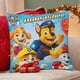 thumbnail image 4 of Patrulla Canina Fundas de almohada de terciopelo con tema, regalos de funda de almohada, decoración para el hogar, cojín de lanzar, regalo de cumpleaños para fans y parejas. 60cm x 60cm., 4 of 6