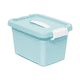 thumbnail image 3 of Caja Organizadora Plastica 9lt Celeste Canasto Multiusos Wakeshome, 3 of 5