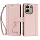 thumbnail image 3 of Funda Cartera Trébol para Xiaomi Redmi 17 4G/5G con Ranuras Tarjetas y Carga Inalámbrica Rosa, 3 of 6