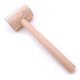 thumbnail image 1 of Martillo de madera maciza para arqueología, martillo de madera para golpear pasteles de planetas, martillo de madera de haya, martillo pequeño para abrir vino, martillo puntiagudo para golpear, martil, 1 of 5