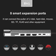 thumbnail image 4 of Estación de acoplamiento multifunción HUB tipo C 8 en 1, concentrador USB, convertidor HDMI, carga PD para iPad Pro, MacBook Air Pro, portátiles, tabletas, USB C y más, 4 of 8