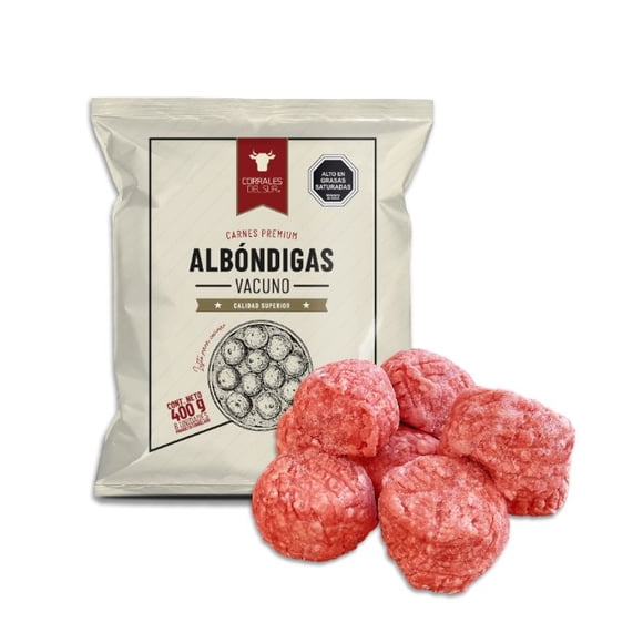 Albóndigas de Vacuno Congeladas, 400 g