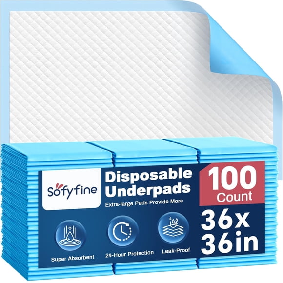 Almohadillas Desechables Extra Grandes 90 X 90 Cm 100 Unidades
