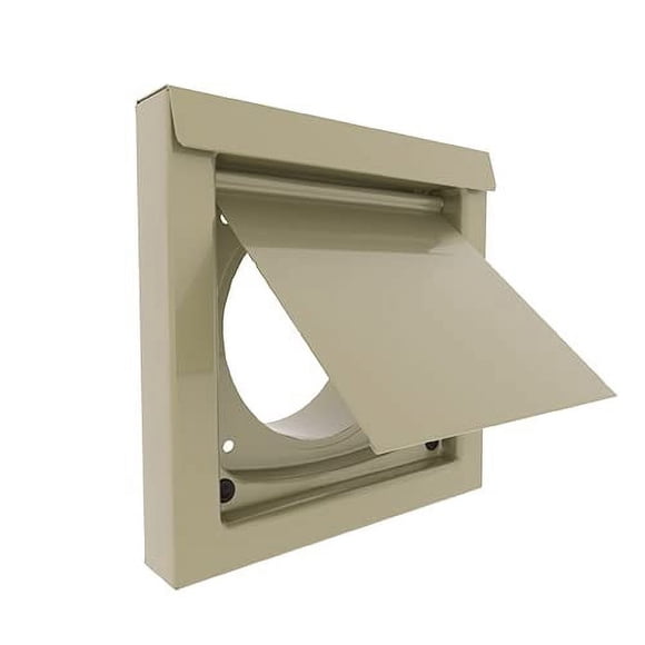 Ventilación de pared para secadora InOvate, color tostado, perfil bajo