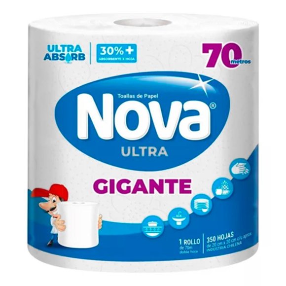 Pack X 4 Toalla De Papel Ultra Gigante 70 Mts –