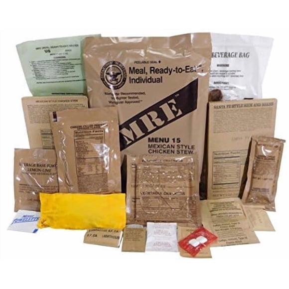 MRE Ammo Can Man Chili con Macarrones (Septiembre 2017+)