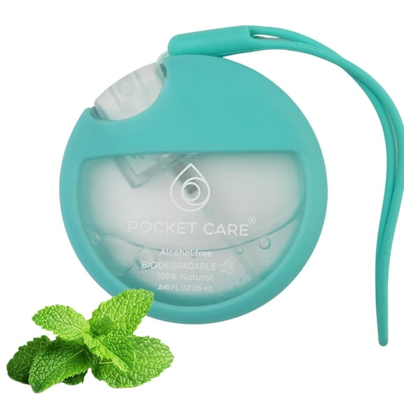Desinfectante de manos POCKET CARE 25 ml Menta recargable