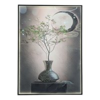 Genérico - Cuadro Decorativo Pared Naturaleza Luna Led Hogar Jhn