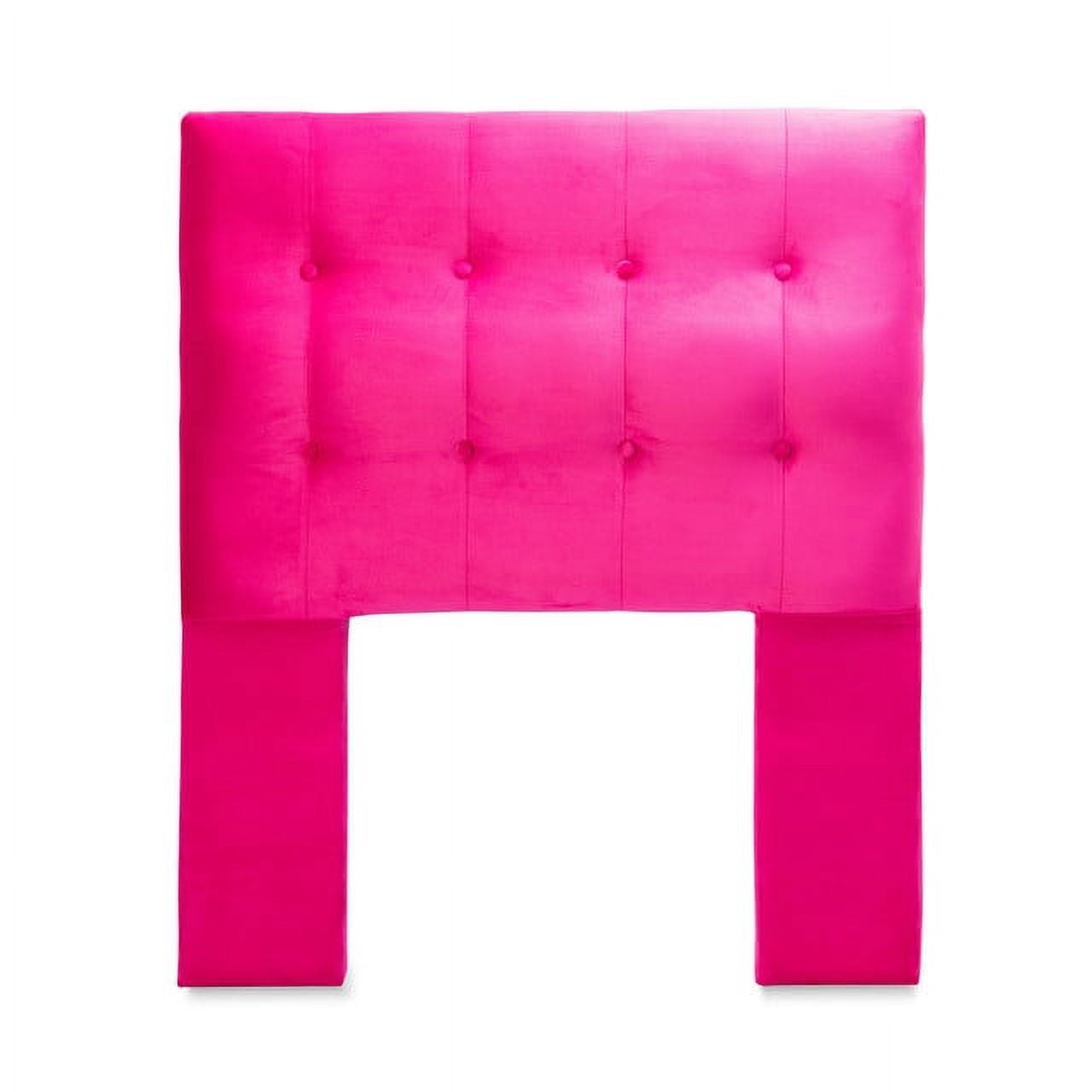 Dgb - Respaldo Cama 1,5 Plazas Felpa Fucsia Sevilla Cp