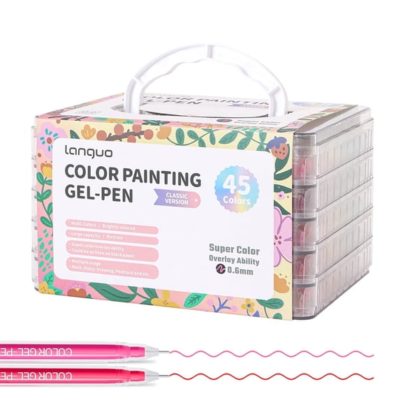 Set Lápices Gel 45 Colores - Languo