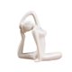 thumbnail image 4 of Figura De Cerámica De Yoga Adorno Estatua Escultura Jardín Zen Decoración De Escritorio Para El Hogar 10.2x4.5x10.5cm, 4 of 5