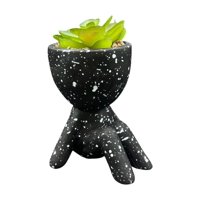 Oem - Macetero De Ceramica Planta Artificial Moderno