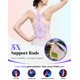thumbnail image 2 of Corrector de postura pluclike rosa talla pequeña – soporte lumbar, 2 of 8