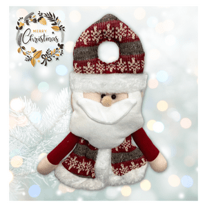 Genérico - Adorno Colgante De Papel De Papa Noel Para Puerta Navidad 2025