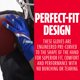 thumbnail image 5 of Guantes de receptor de fútbol Franklin Sports Shoktak Youth, 5 of 7