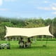 thumbnail image 2 of Carpa Toldo de Lona Impermeable Anti-UV Sombra Asegurada 4x3m con 6 Ángulos, 2 of 5
