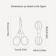 thumbnail image 2 of 1pc Multifunctional Portable Stainless Steel Folding Mini Scissors For Home Office School Traveling Art Crafts Tailor, 2 of 4