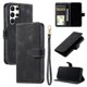 thumbnail image 1 of Funda Cartera para Samsung Galaxy S24 Ultra Tapa con Ranuras, Soporte y Correa Negro, 1 of 5