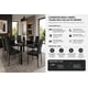 thumbnail image 3 of Juego de Comedor 6 Sillas Negro Moderno Minimalista Premium, 3 of 6