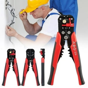 Genérico - Pelacables Alicate Automático Crimpeadora Pinza Corta Cables