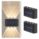 thumbnail image 1 of Lámpara Solar Led Exterior Muro Doble 6 Luces Cálida, 1 of 7