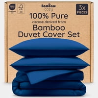 Juego De Funda De Edredón Bambaw, 100% Viscosa, Derivado De Bamboo King