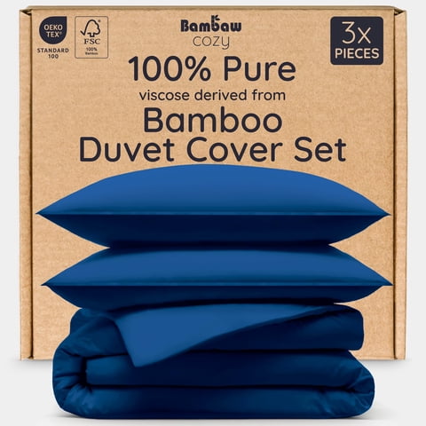 Juego De Funda De Edredón Bambaw, 100% Viscosa, Derivado De Bamboo King