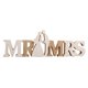 thumbnail image 1 of MR & Mrs Alfabeto Inglés Ornamento Artesanía Boda Decoración Para Aniversario, 1 of 5