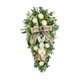 thumbnail image 3 of Corona De Pascua Con Forma De Lágrima Y Adorno De Escalera De Conejo Para Repisa De Fiesta Y Chimenea, 3 of 5