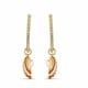 thumbnail image 2 of Pendientes Swarovski Shell Pearl Oro Amarillo Mujer, 2 of 2