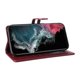 thumbnail image 3 of Premium Wallet Case for Samsung Galaxy S24 Ultra with Card Slots & Kickstand, Flip Cover Red, 3 of 6