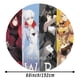 thumbnail image 5 of RWBY Mantel Redondo con Estampado Icónico de Temática, Se Adapta a la Mayoría de Mesas, Fácil de Cuidar, Regalo Perfecto para Aficionados, Amigos y Familia.180cm, 5 of 5