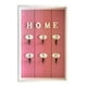 thumbnail image 1 of Porta Llave De Madera Cuadro Colgador Decorativo Para Llaves rosa, 1 of 6