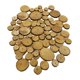 thumbnail image 1 of 100 piezas de madera de pino natural rebanadas diy wedding decoración del hogar de navidad, 1 of 5