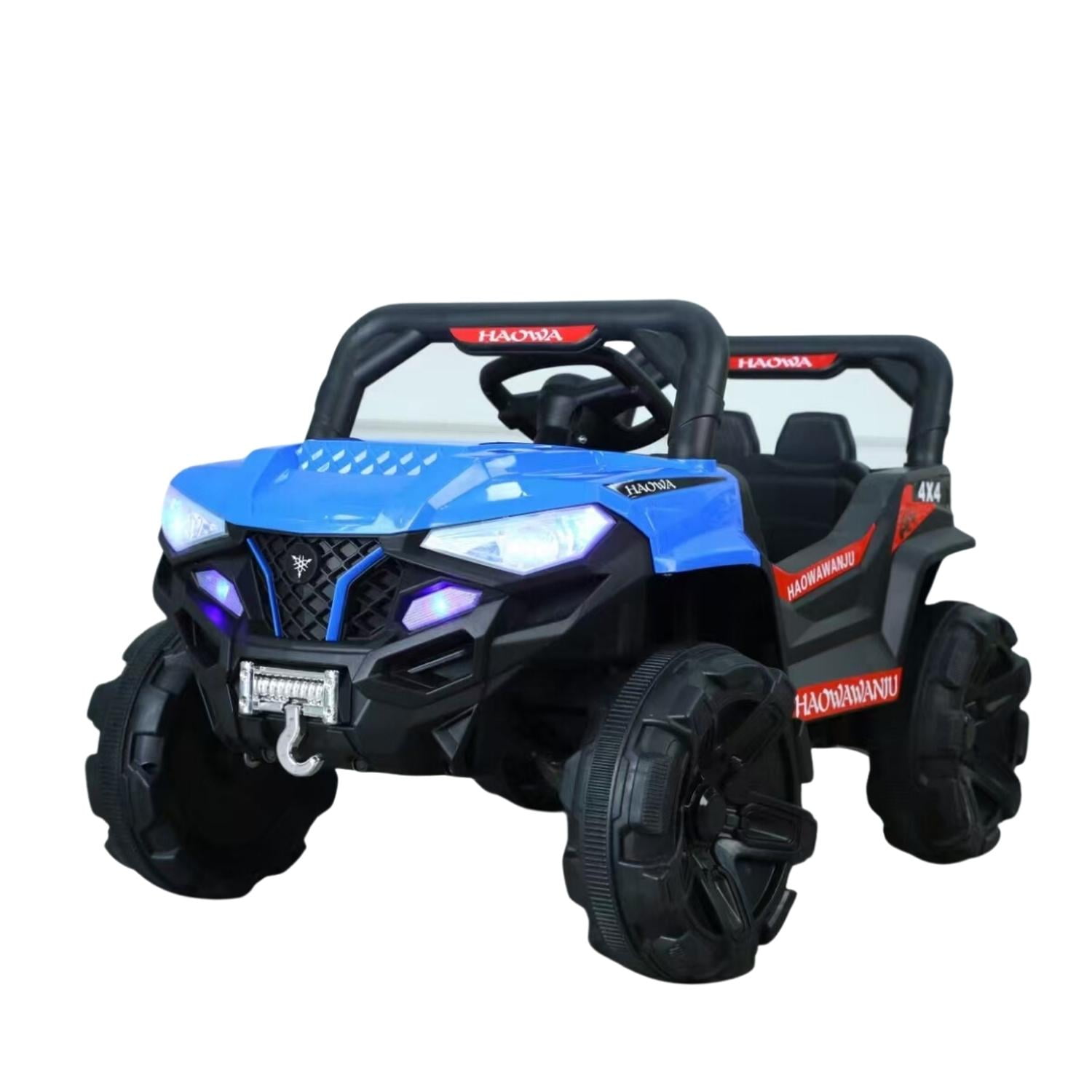 Auckland Outdoor - Auto Electrico Jeep Infantil A Batería Con Control 1688 Azul Azul