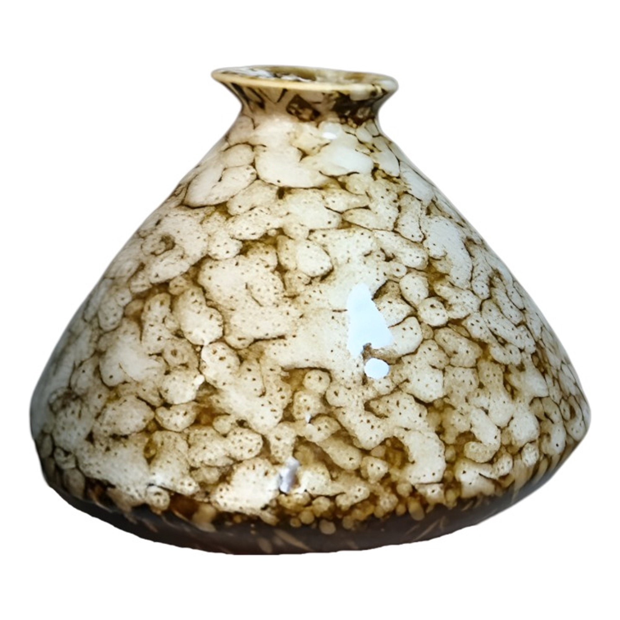 Genérico - Set 3 Florero Mini Jarrón Cerámica Floral Decorativo Jhn