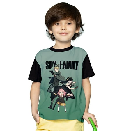 Polera Estampada De Niño/Niña Spy Family T-10
