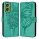 thumbnail image 2 of Funda cartera mariposa para Motorola Moto G06 con soporte y ranuras para tarjetas Verde, 2 of 6