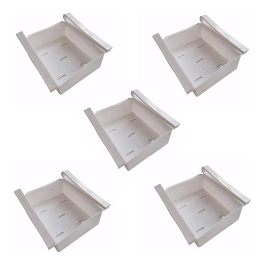 Genérico - Pack 5 Organizadores Para Refrigerador De Plástico