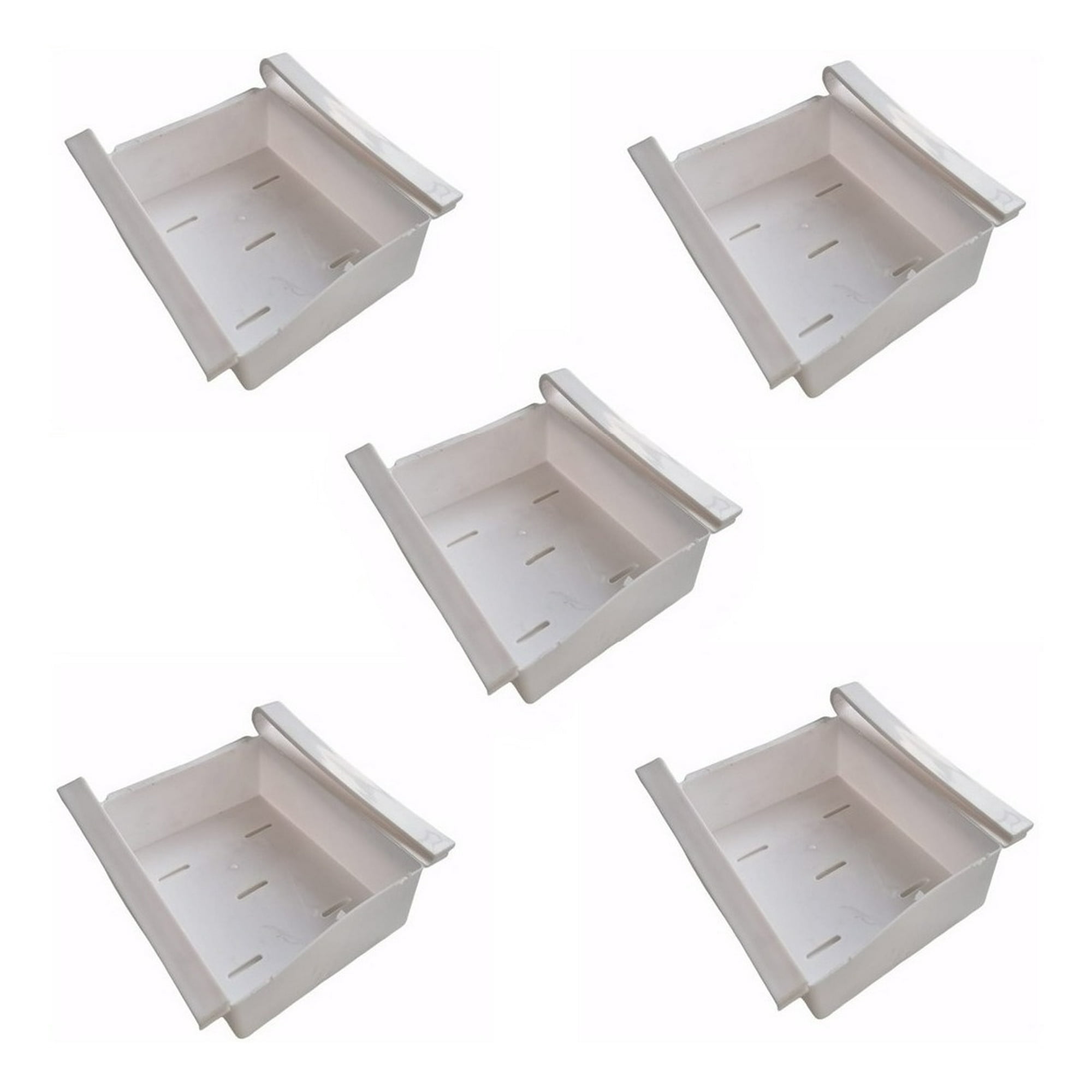 Genérico - Pack 5 Organizadores Para Refrigerador De Plástico