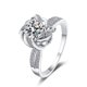 thumbnail image 1 of Anillos de Moissanita de 1-2 Uds para Mujer Corte Redondo Color D VVS1 Anillos de Compromiso de Diamante de Plata Esterlina Anillos de Boda de Moissanita para Mujer con Certificado, 1 of 9