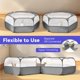 thumbnail image 2 of Corral portátil Pawaboo para pollitos 210 x 120 x 50 cm, gris, 2 of 8