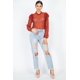 thumbnail image 3 of Top con Volantes de Encaje de Crochet Transparente, 3 of 5