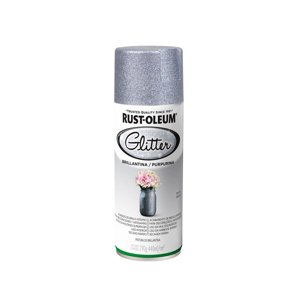 Rust-Oleum - Pintura En Spray Specialty Glitter Brillantina Plata Brillante 290 G