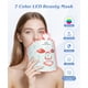 thumbnail image 2 of Mascarilla de terapia de luz LED inalámbrica EVFOFO de silicona de 7 colores, 2 of 8
