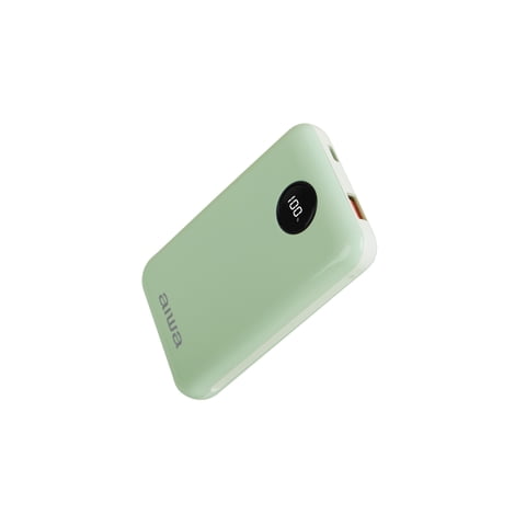 Aiwa - Cargador Batería Externa Power Bank 10.000 Mah Paw-300 Celeste