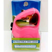 Genérico - Correa De Mascota Retractil 3Mts Rosa