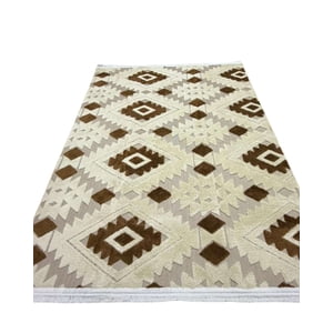 Feiya - Alfombra Jacquard Antideslizante Con Relieve 200X240 Cm