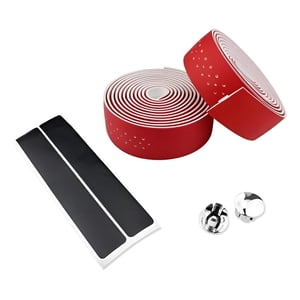 Eznsport - Cinta De Manillar Para Bicicleta, Varios Colores Rojo