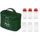 thumbnail image 5 of Frascos de especias de plástico Contenedor de condimentos con tapa, Camping Cocina libre Coctelera de especias Botella organizadora de , Verde, 5 of 5